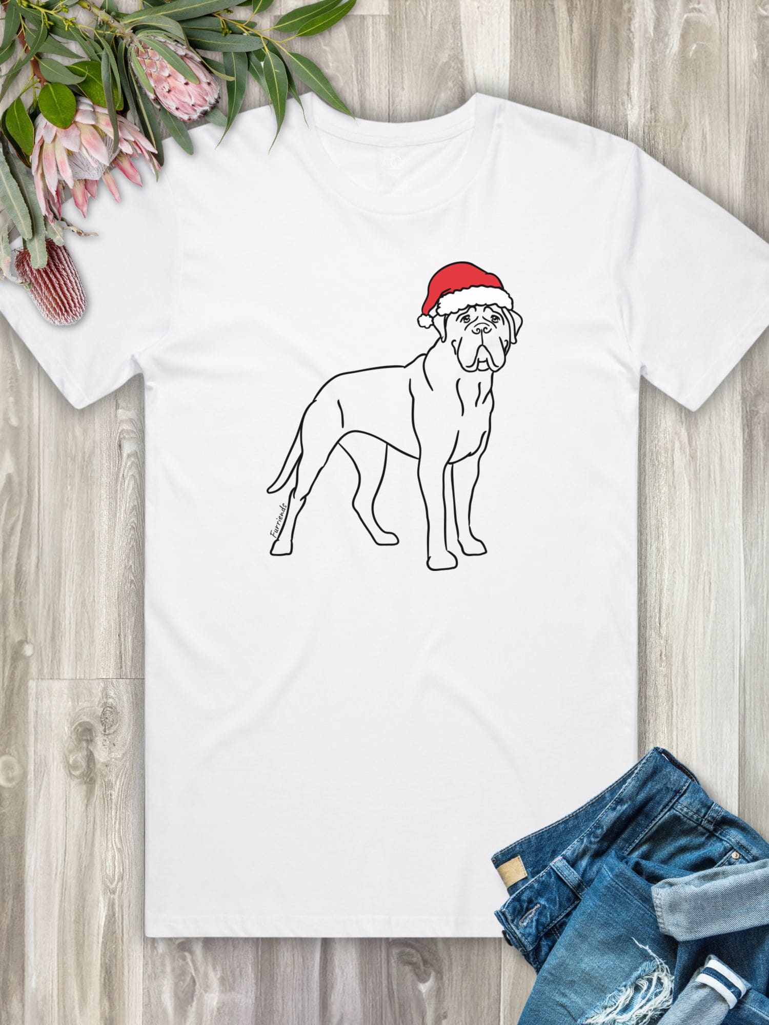 Bullmastiff Christmas Edition Essential Unisex Tee