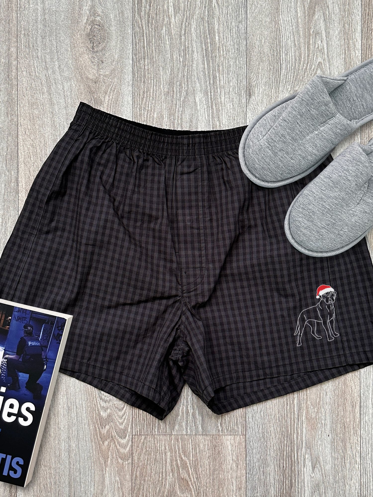 Bullmastiff Christmas Edition Finley Boxer Shorts