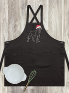 Bullmastiff Christmas Edition Jarrah Crossback Apron