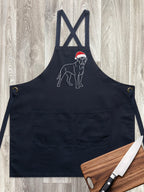 Bullmastiff Christmas Edition Jarrah Crossback Apron