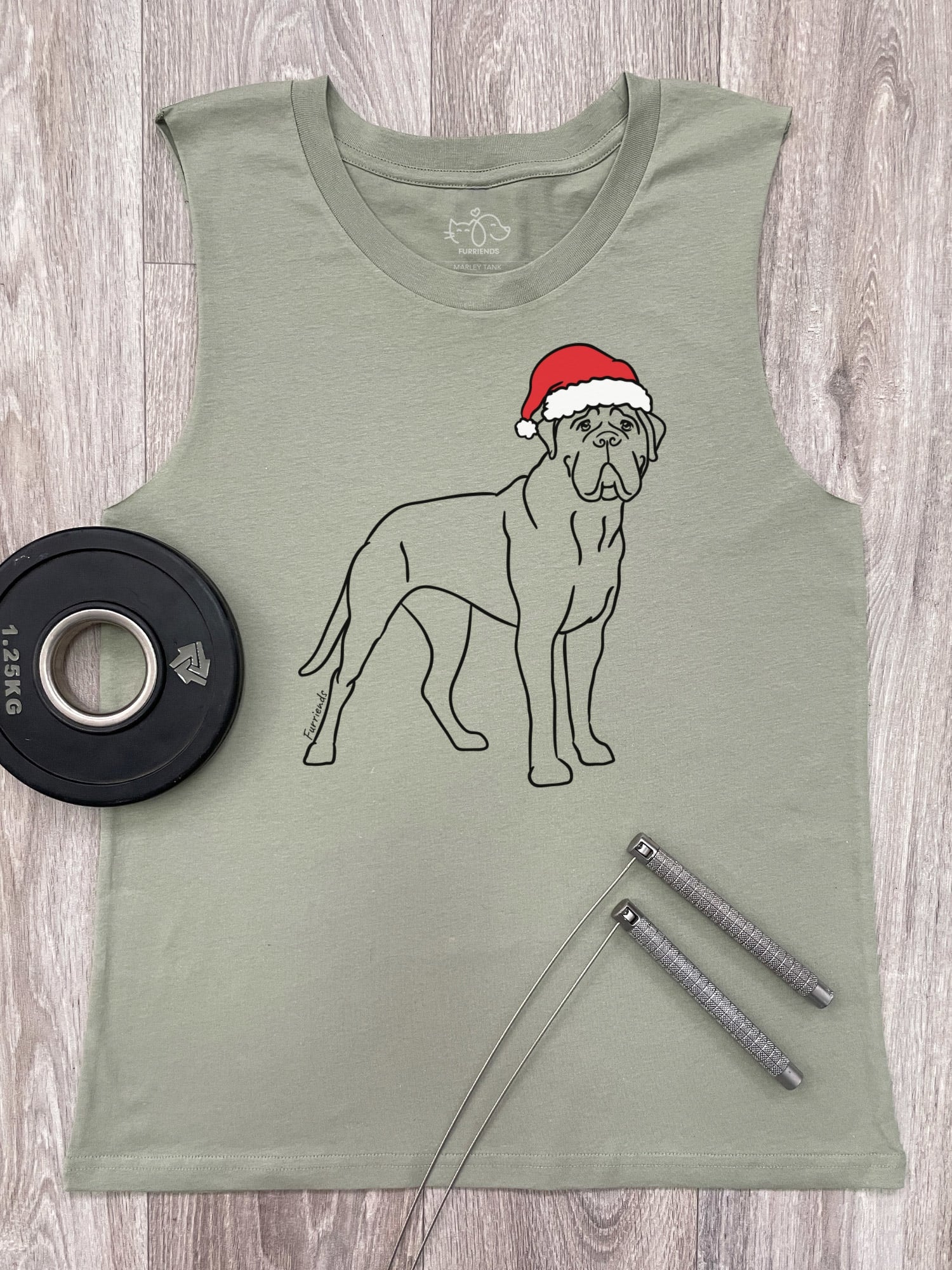 Bullmastiff Christmas Edition Marley Tank