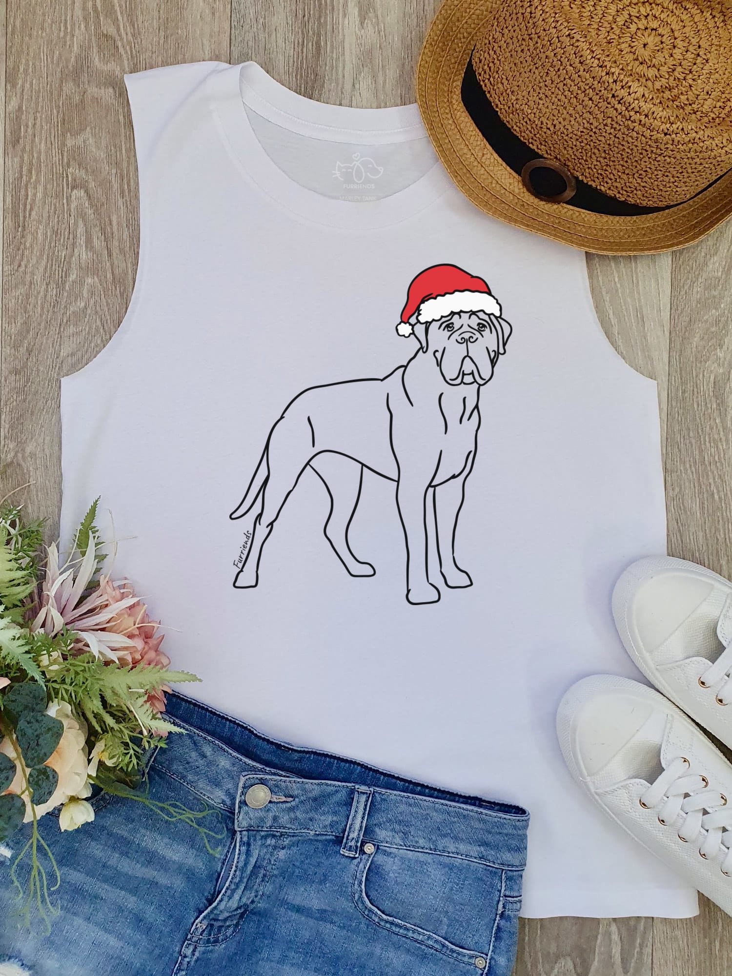 Bullmastiff Christmas Edition Marley Tank