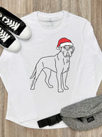 Bullmastiff Christmas Edition Olivia Women's Long Sleeve Tee