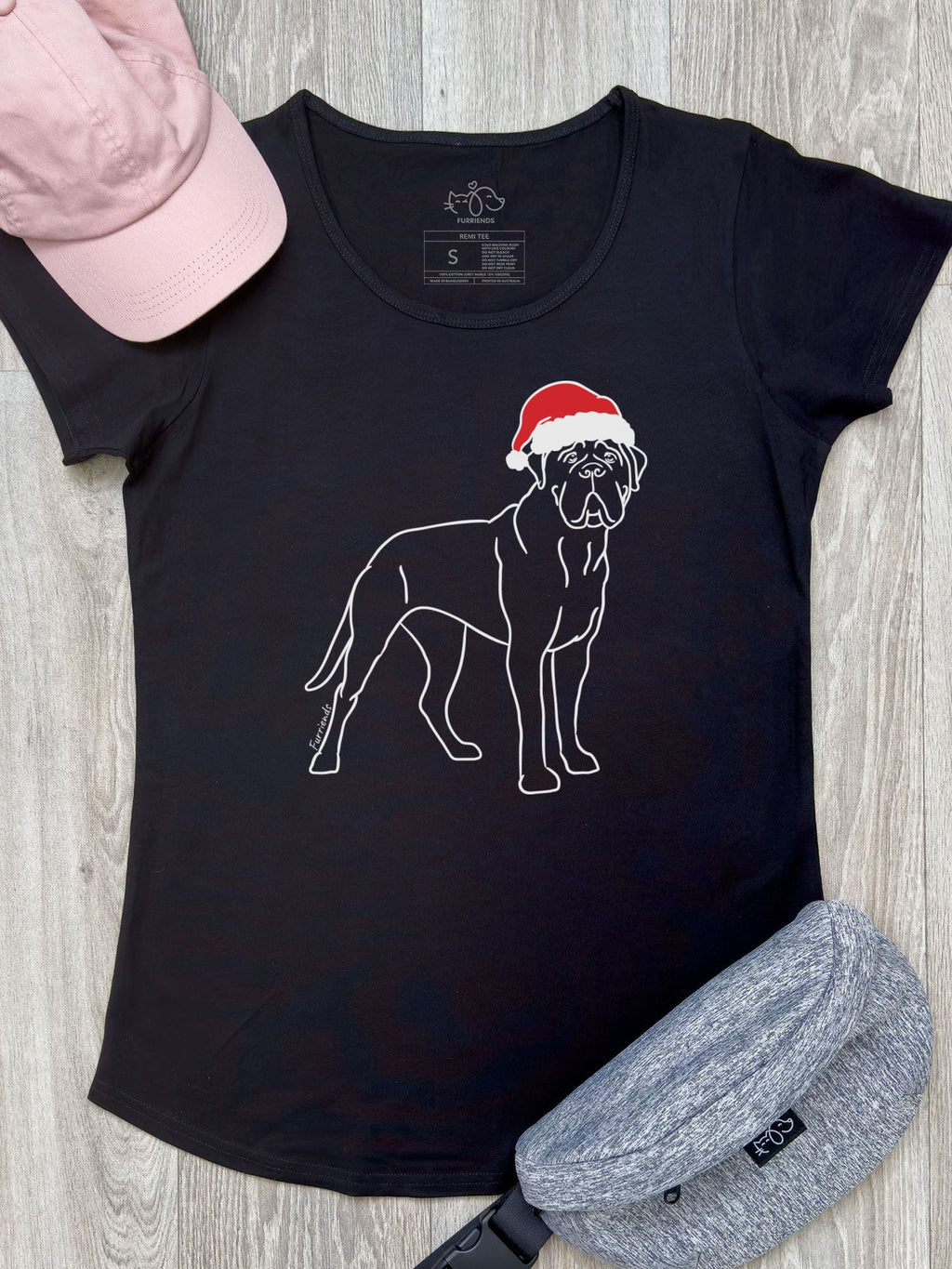 Bullmastiff Christmas Edition Remi Women's Scoop Neck Tee