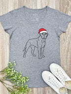 Bullmastiff Christmas Edition Remi Women's Scoop Neck Tee