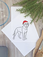 Bullmastiff Christmas Edition Tea Towel