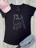 Fox Terrier Remi Women's Scoop Neck T-Shirt - Fox Terrier