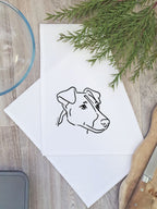 Fox Terrier Tea Towel