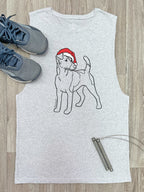 Fox Terrier Christmas Edition Axel Drop Armhole Tank