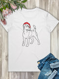 Fox Terrier Christmas Edition Ava Women's Regular Fit Tee