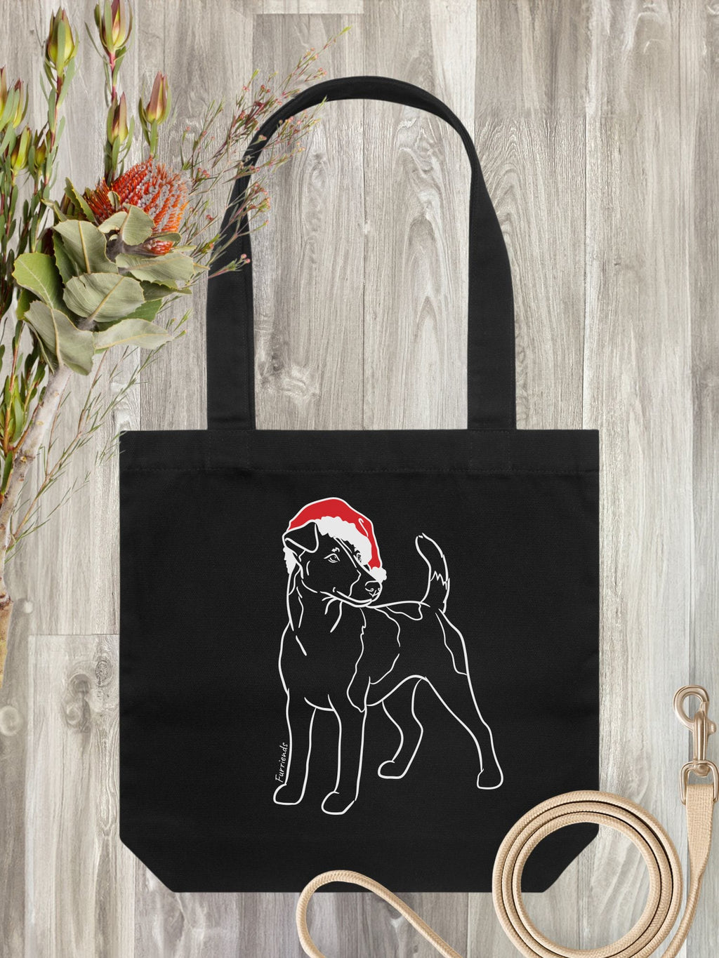 Fox Terrier Christmas Edition Edith Tote