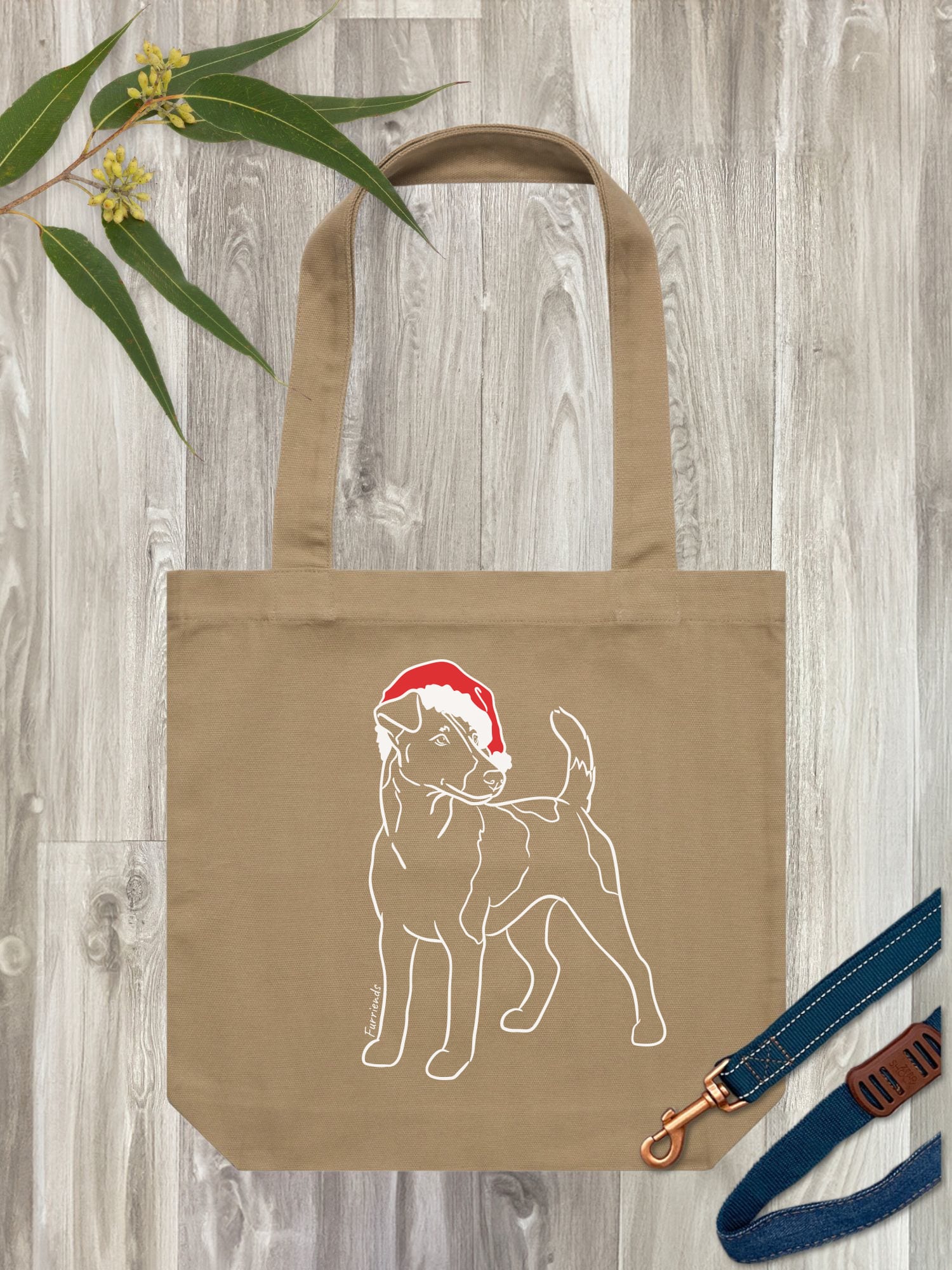 Fox Terrier Christmas Edition Edith Tote