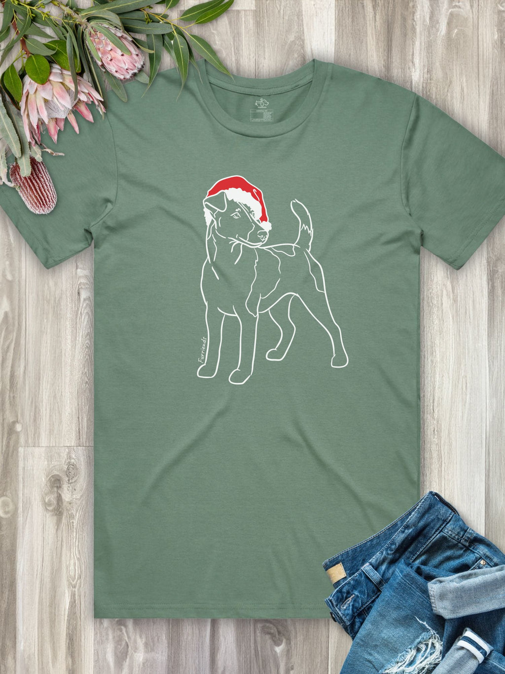 Fox Terrier Christmas Edition Essential Unisex Tee