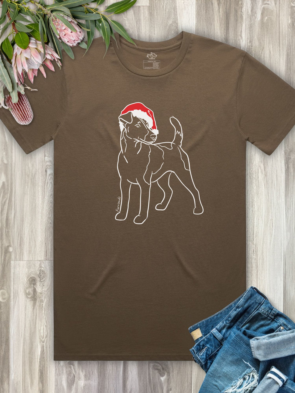 Fox Terrier Christmas Edition Essential Unisex Tee