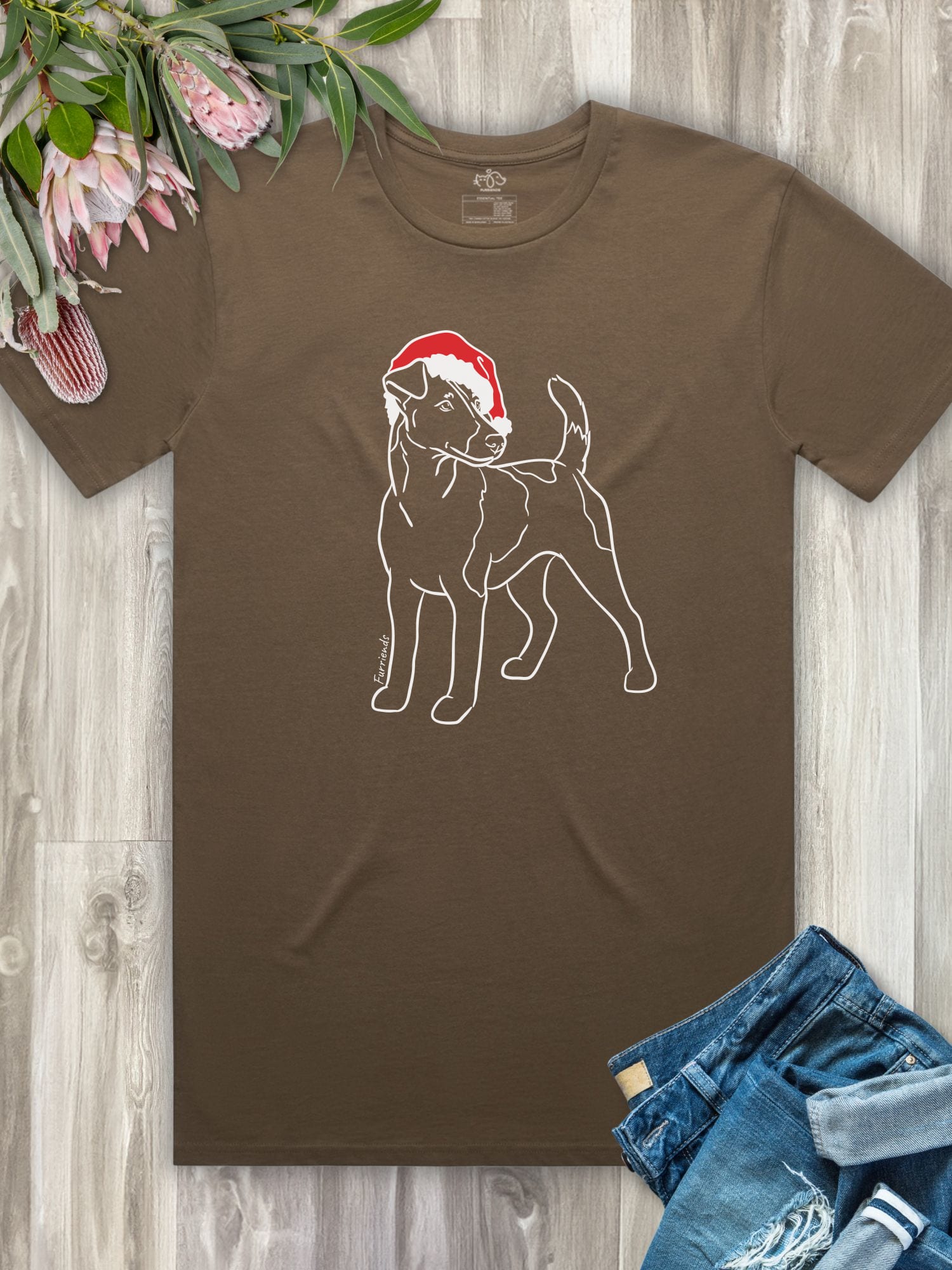 Fox Terrier Christmas Edition Essential Unisex Tee