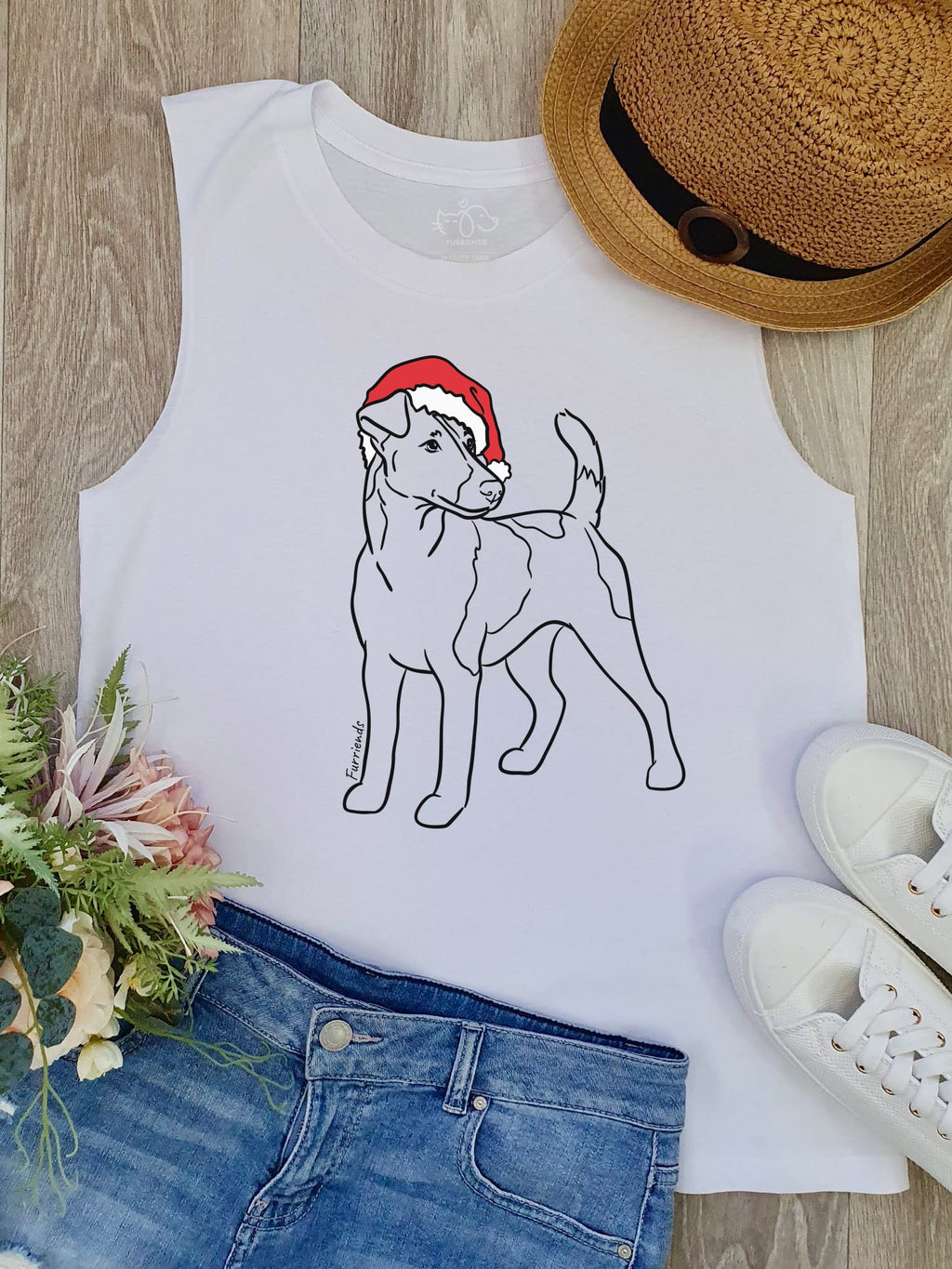 Fox Terrier Christmas Edition Marley Tank