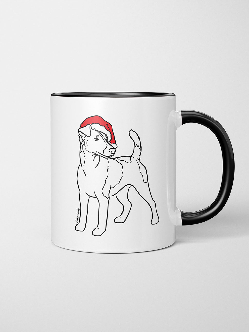 Fox Terrier Christmas Edition Ceramic Mug