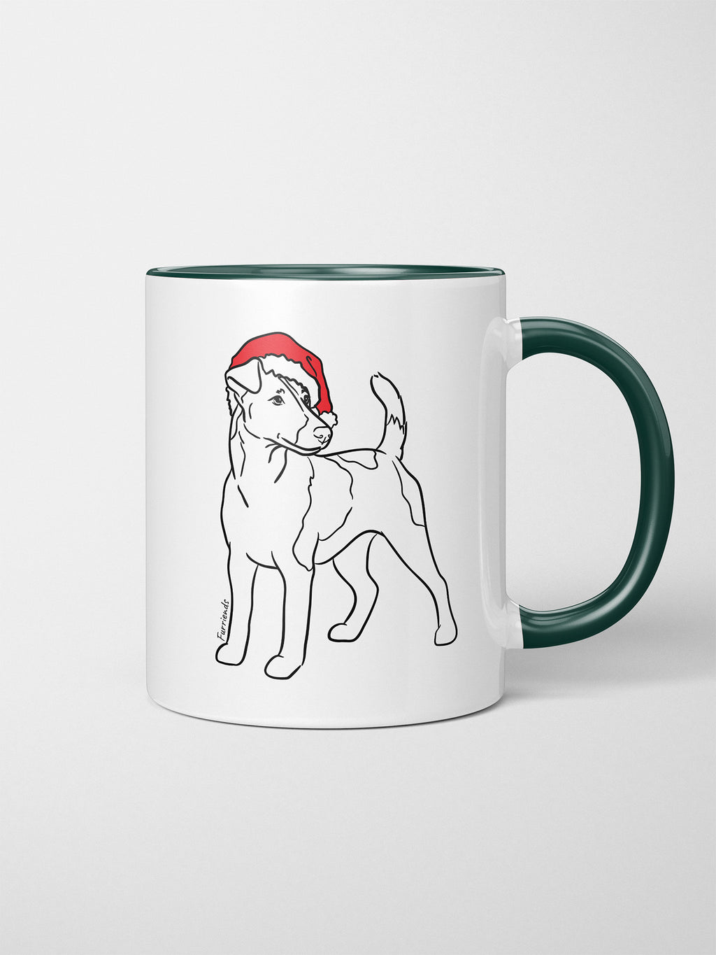 Fox Terrier Christmas Edition Ceramic Mug