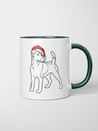 Fox Terrier Christmas Edition Ceramic Mug