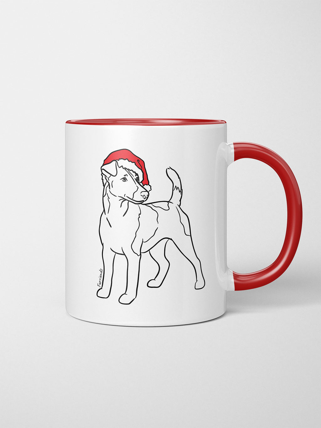 Fox Terrier Christmas Edition Ceramic Mug