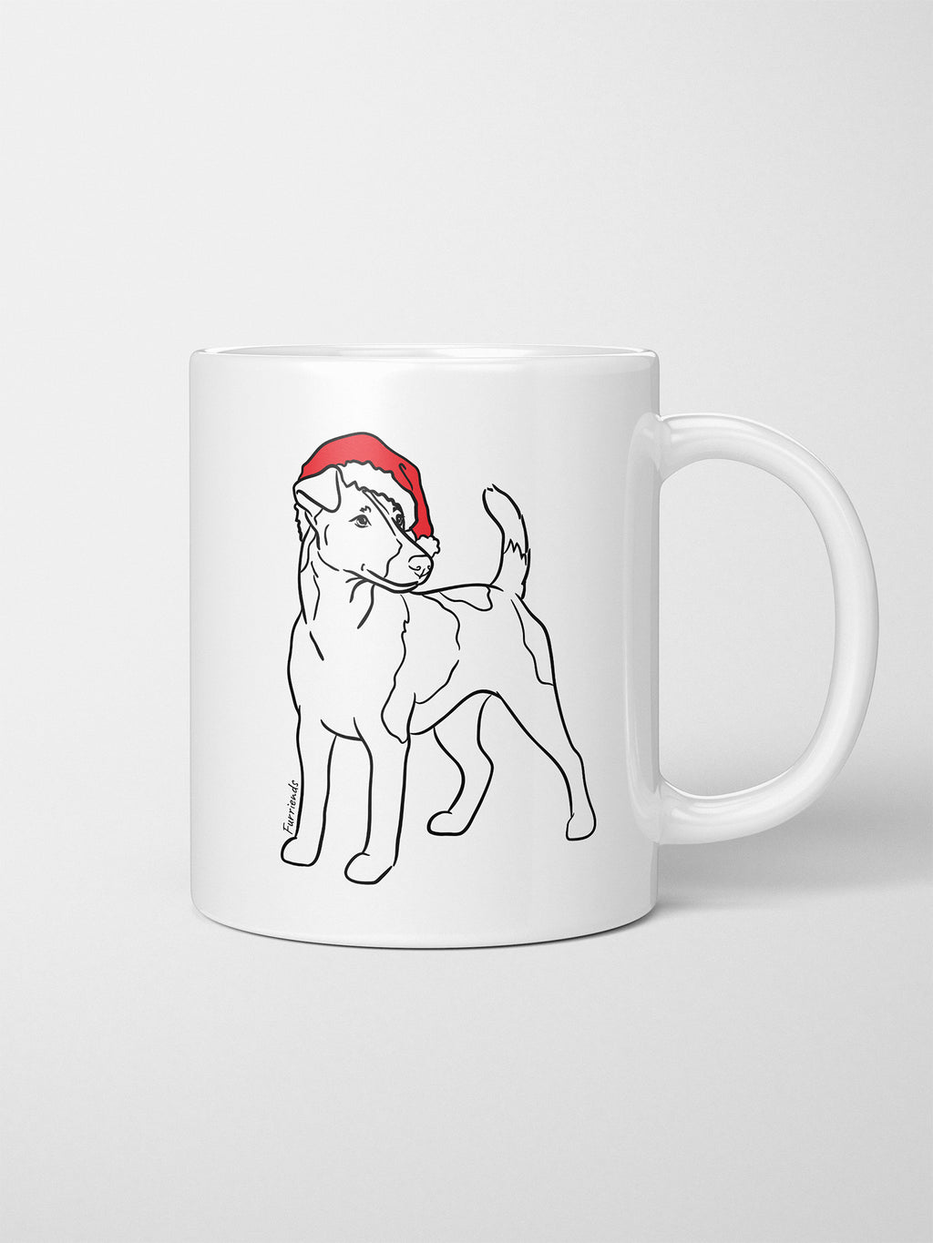 Fox Terrier Christmas Edition Ceramic Mug