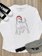 Fox Terrier Christmas Edition Olivia Women's Long Sleeve Tee
