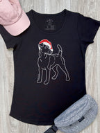 Fox Terrier Christmas Edition Remi Women's Scoop Neck Tee