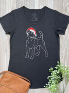 Fox Terrier Christmas Edition Remi Women's Scoop Neck Tee