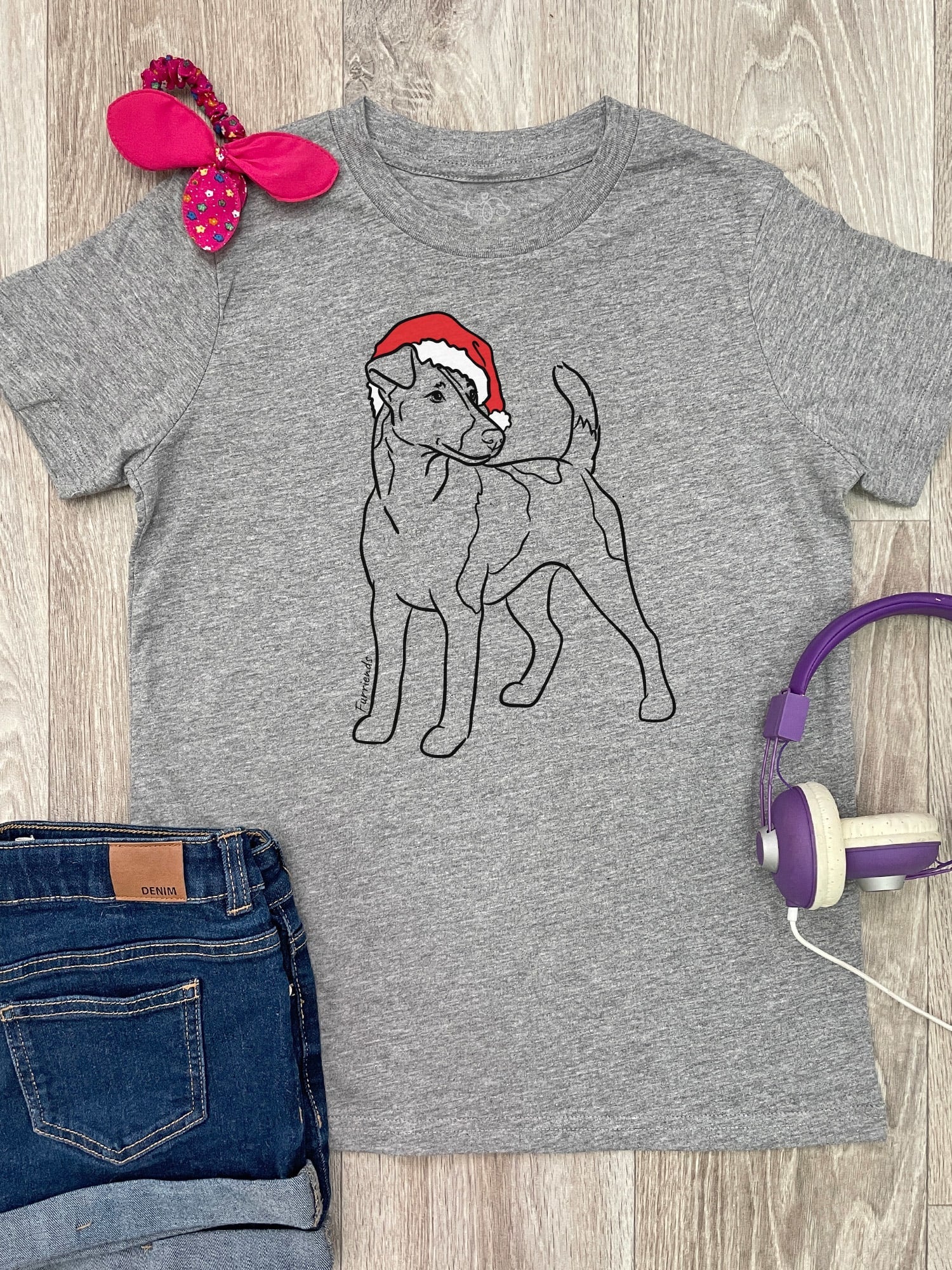 Fox Terrier Christmas Edition Youth Tee