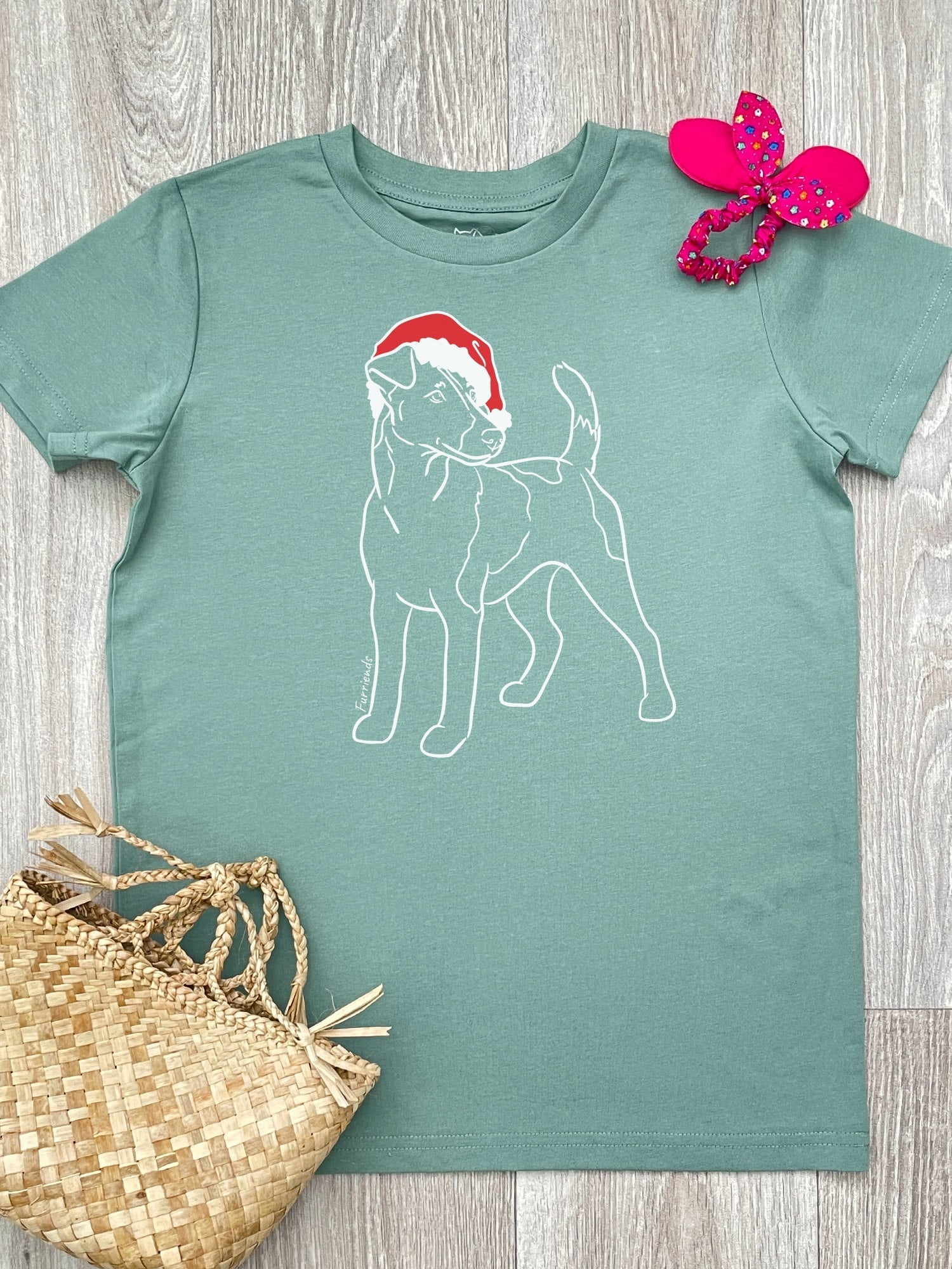 Fox Terrier Christmas Edition Youth Tee