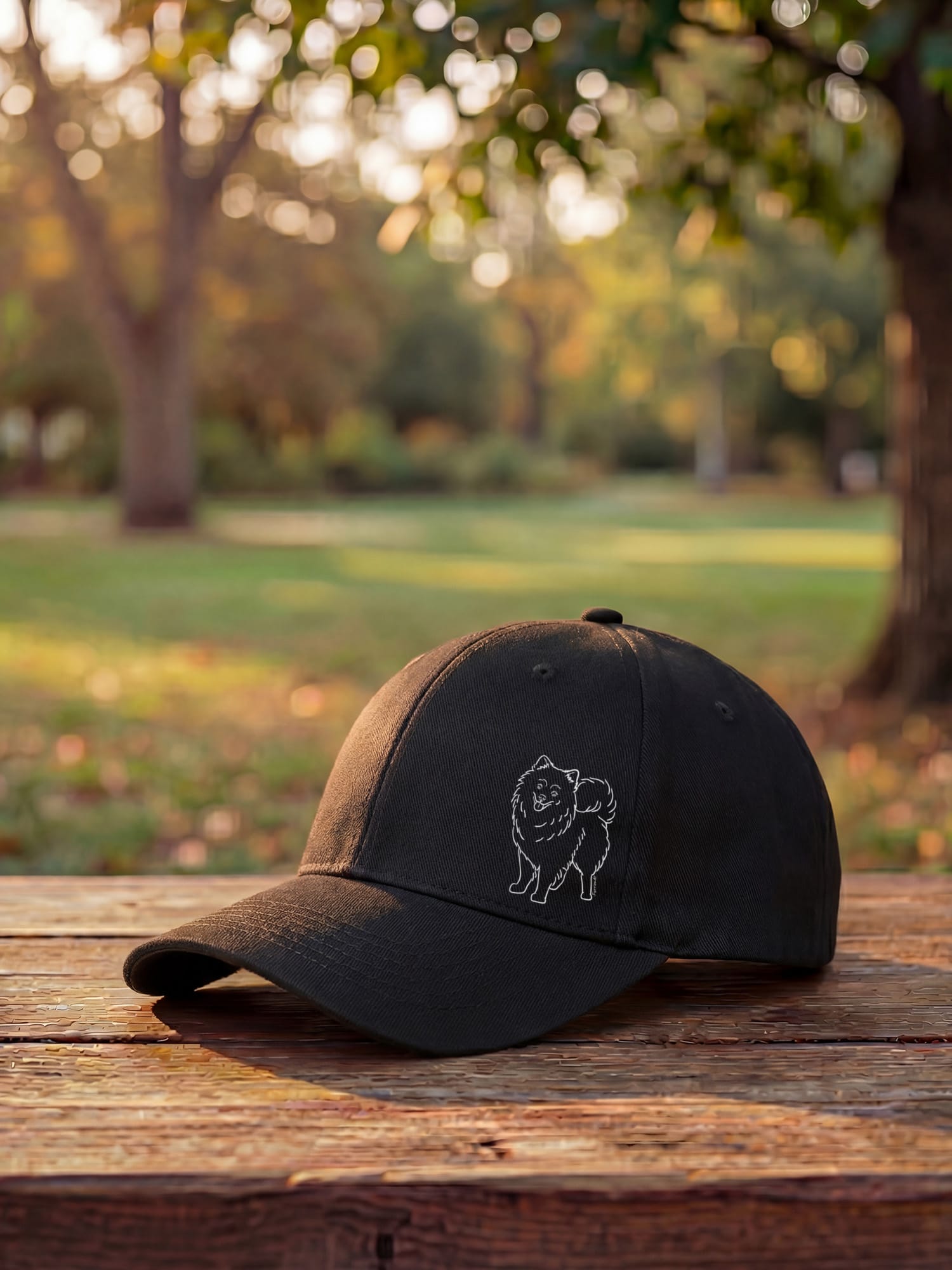 Pomeranian Icon Snapback Cap