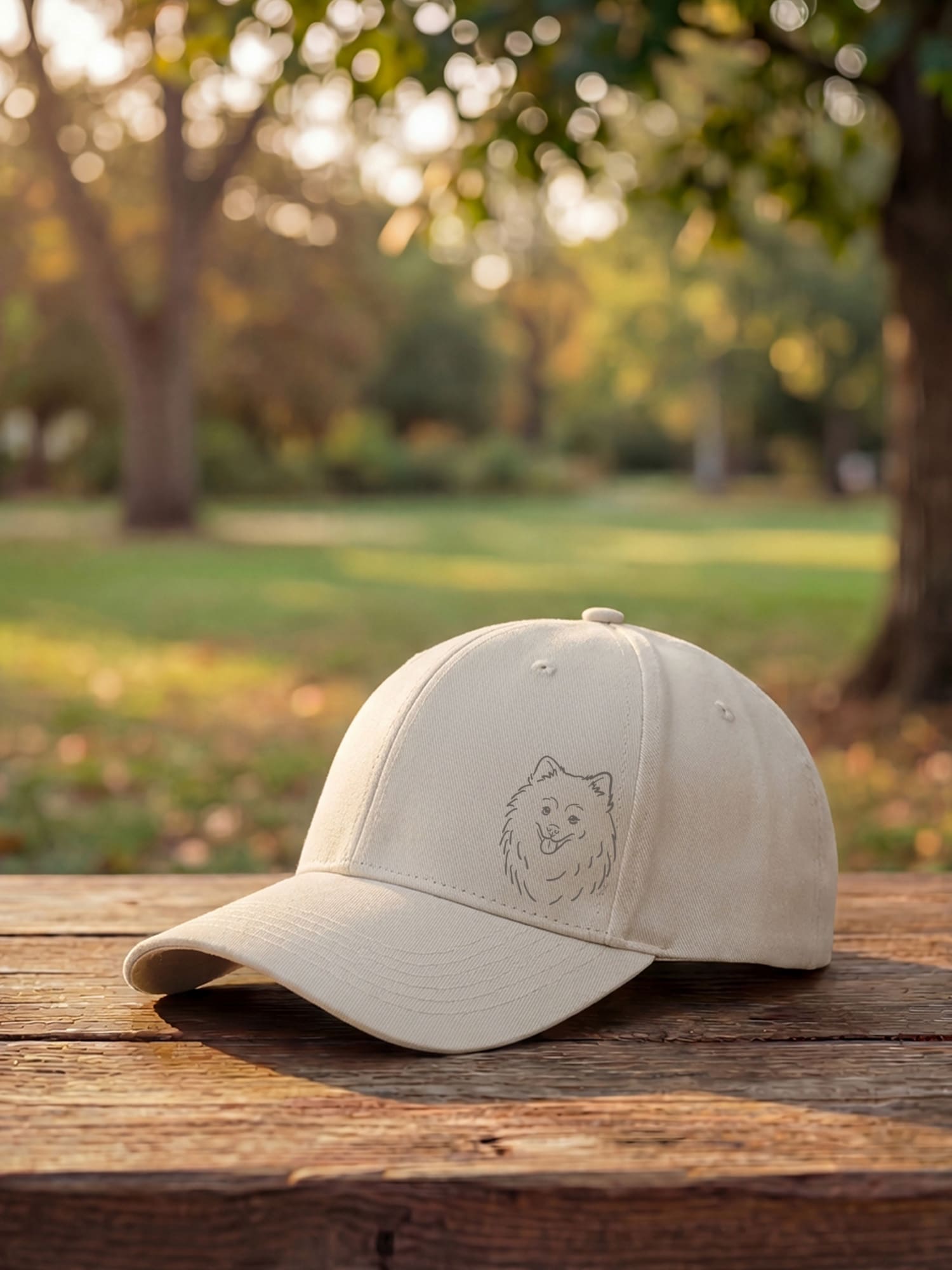 Pomeranian Icon Snapback Cap