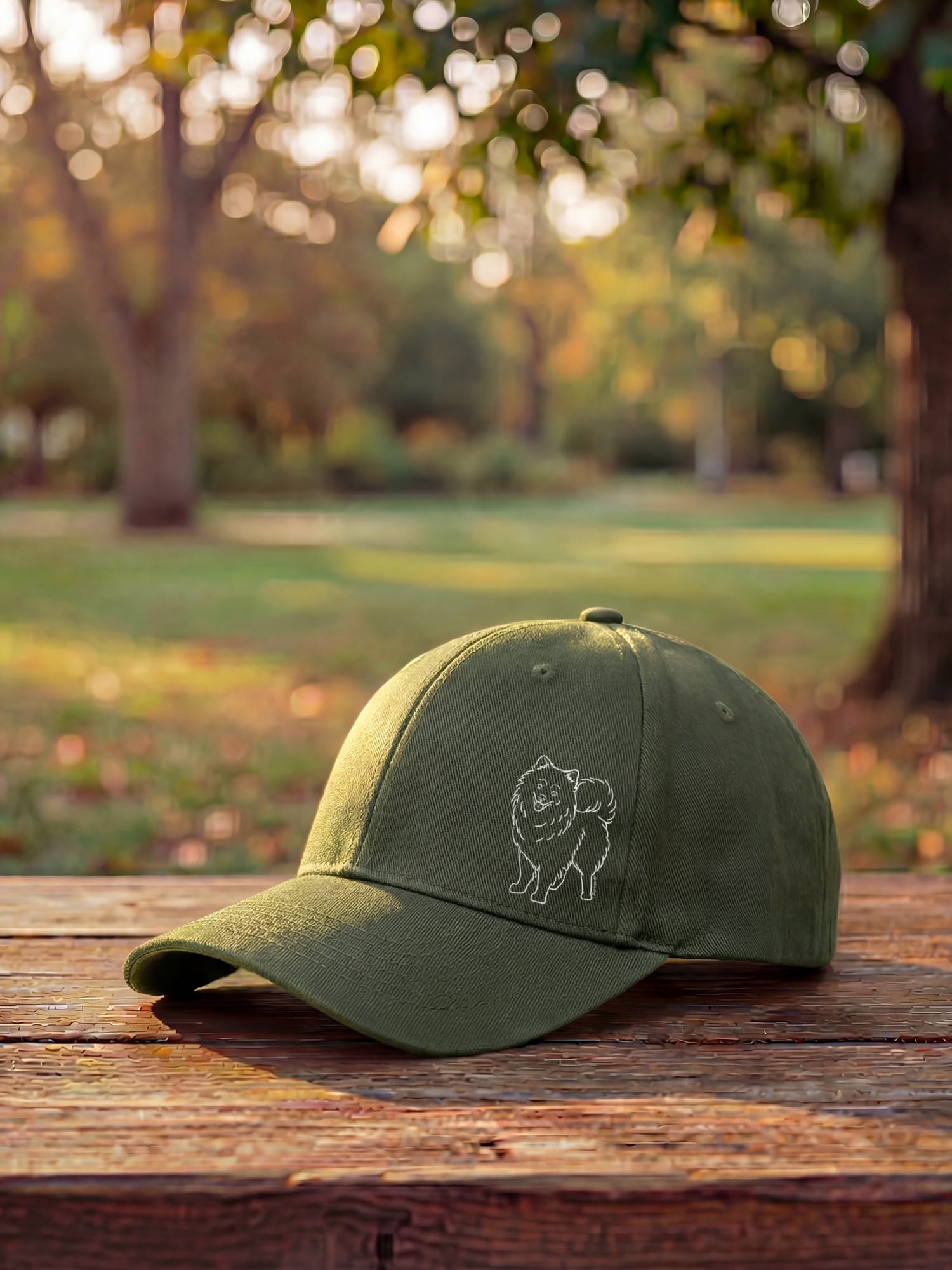 Pomeranian Icon Snapback Cap