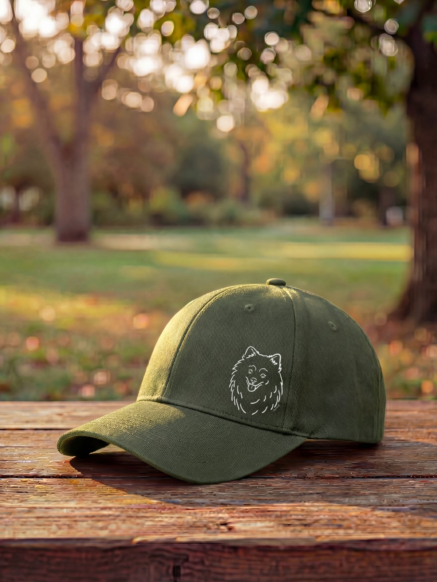 Pomeranian Icon Snapback Cap