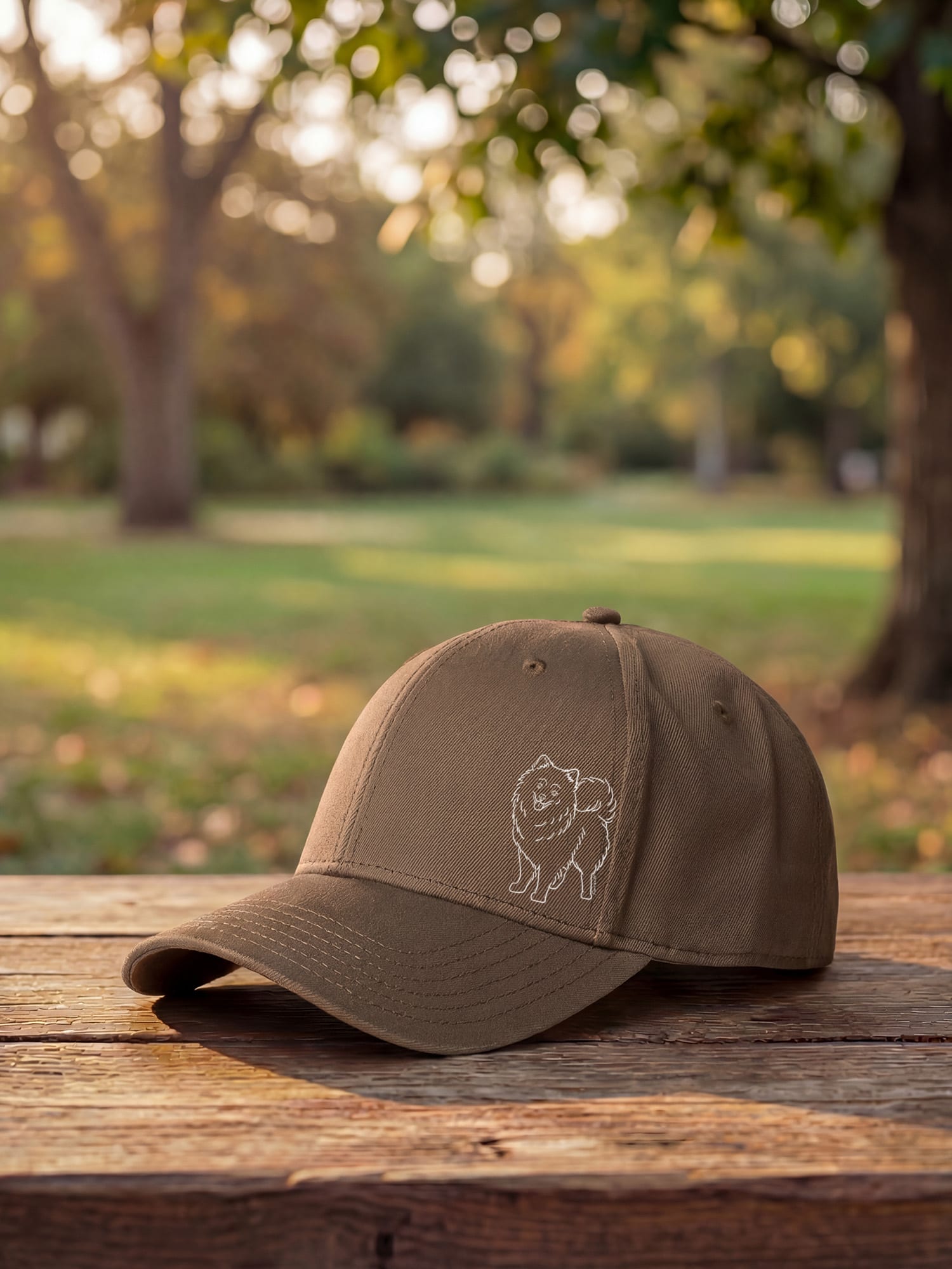 Pomeranian Icon Snapback Cap