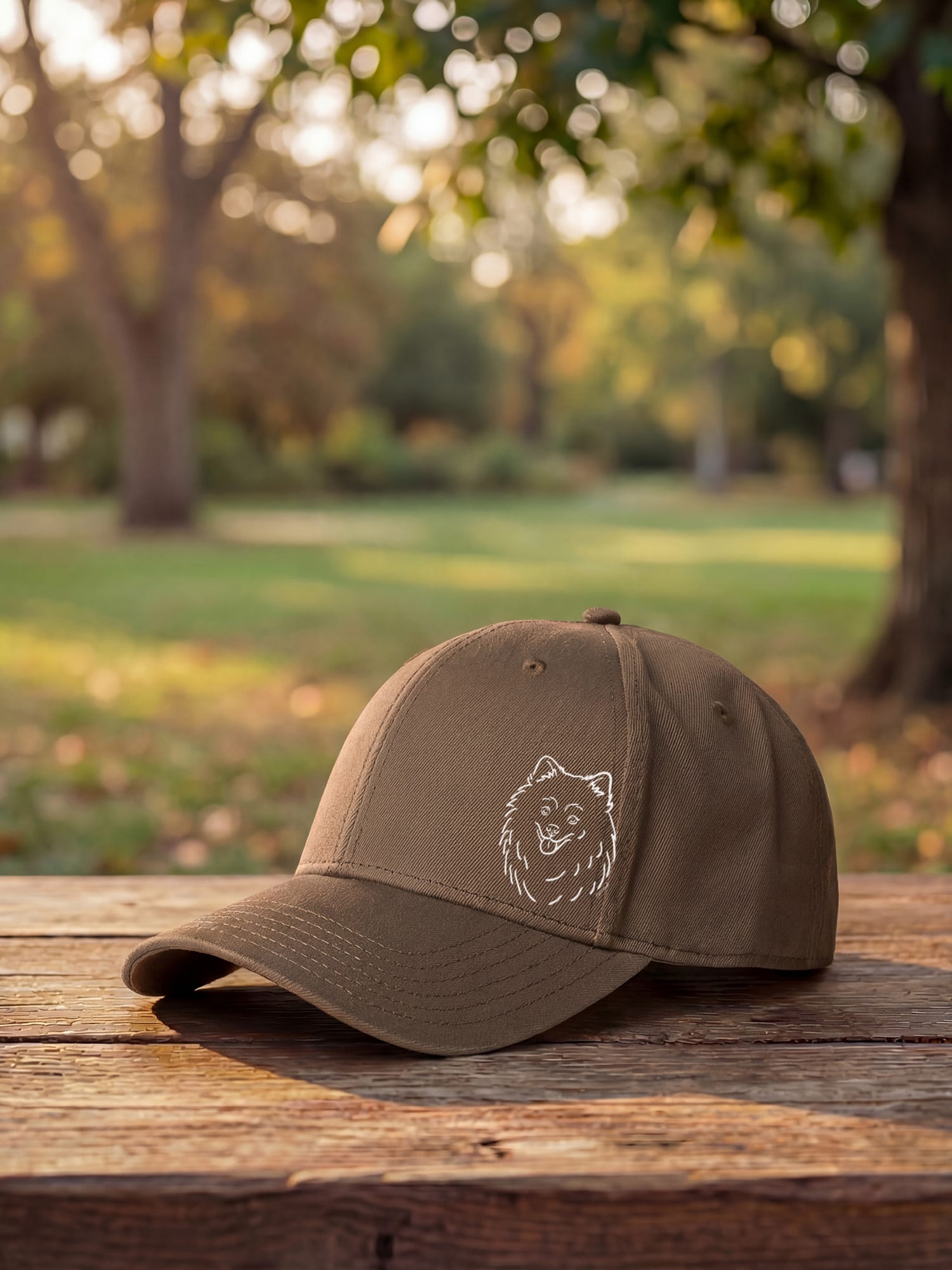 Pomeranian Icon Snapback Cap