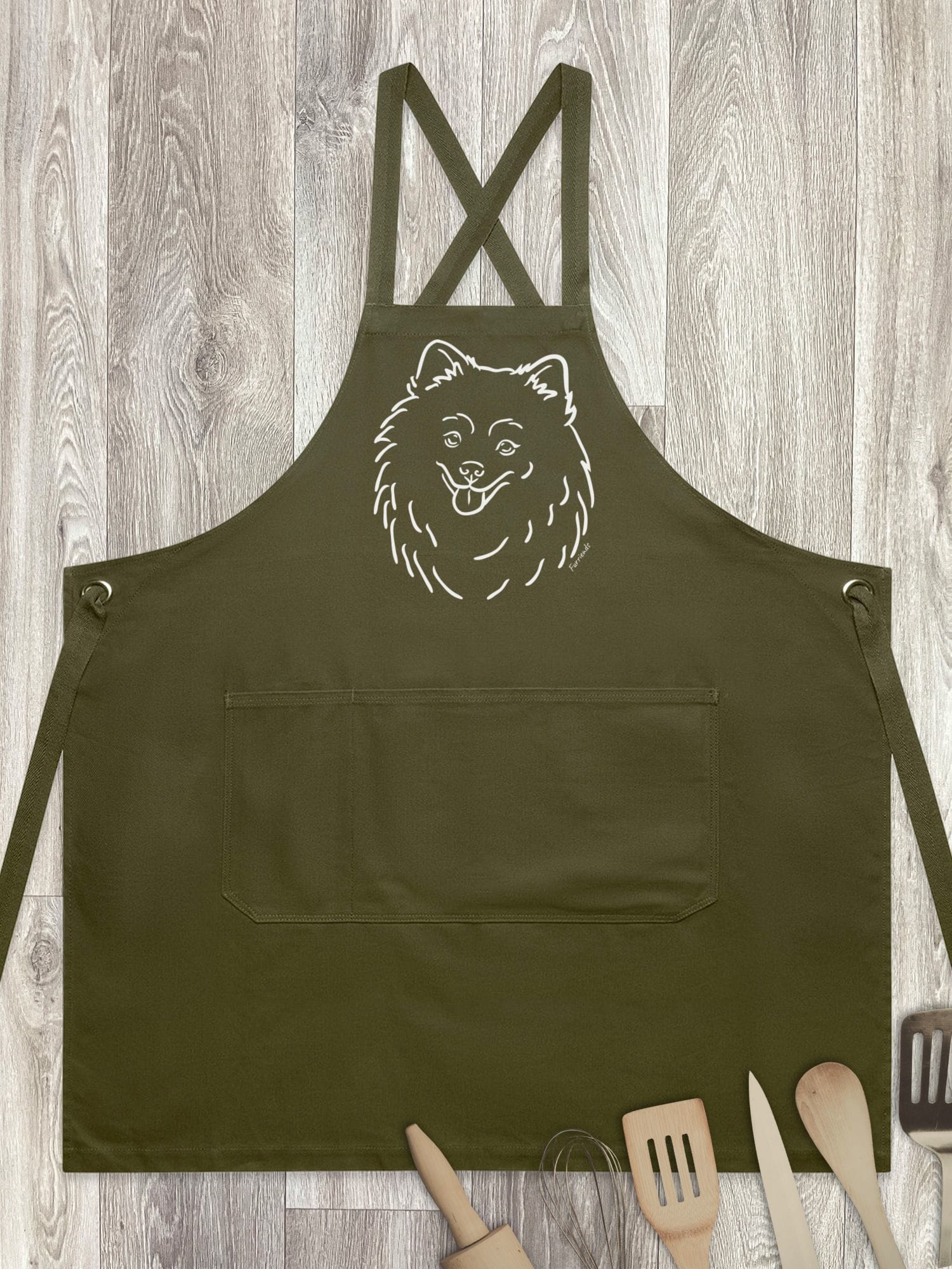 Pomeranian Jarrah Crossback Apron