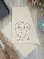 Pomeranian Tea Towel