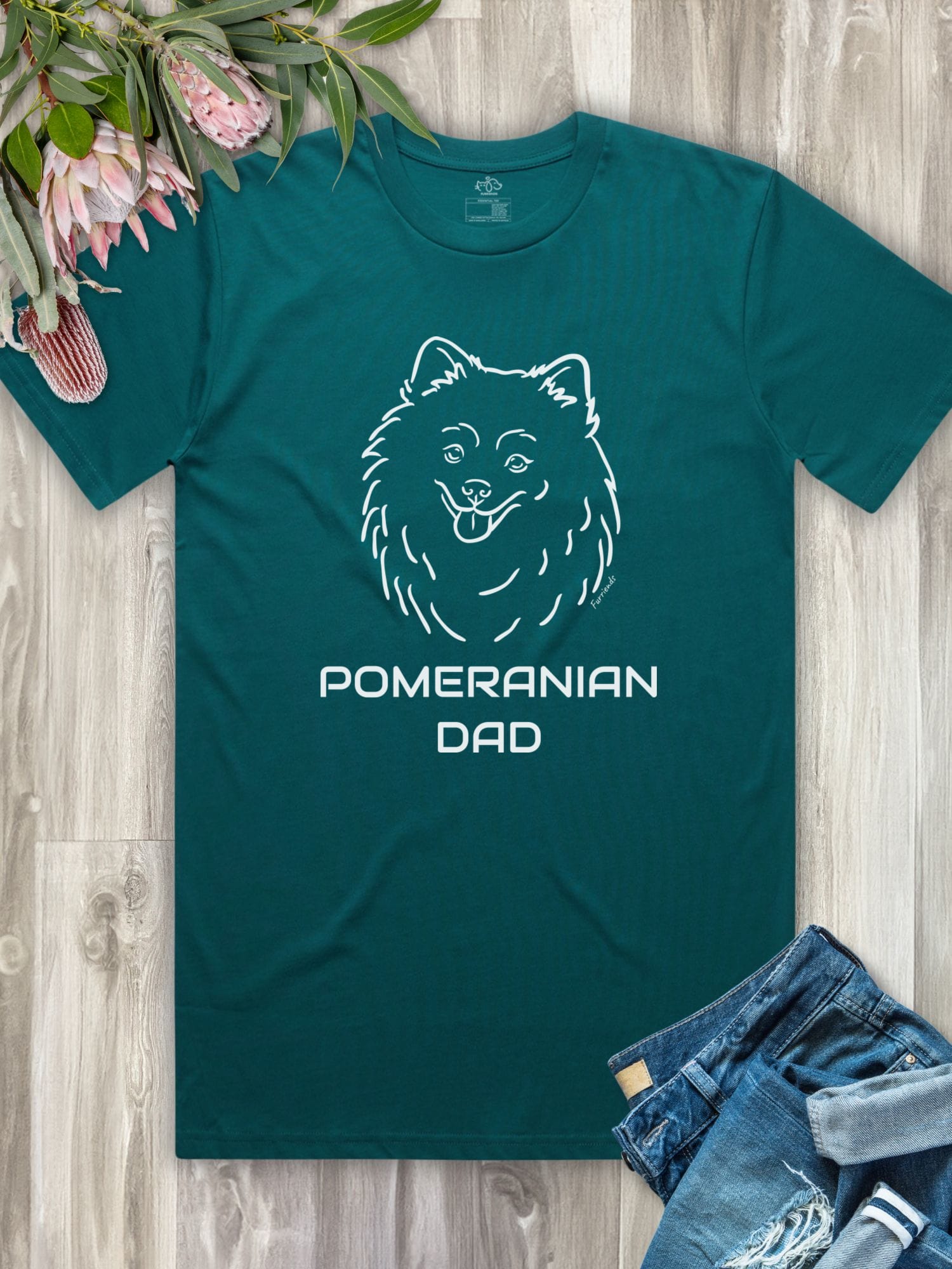 Pomeranian Dad Regular Fit-T-Shirt