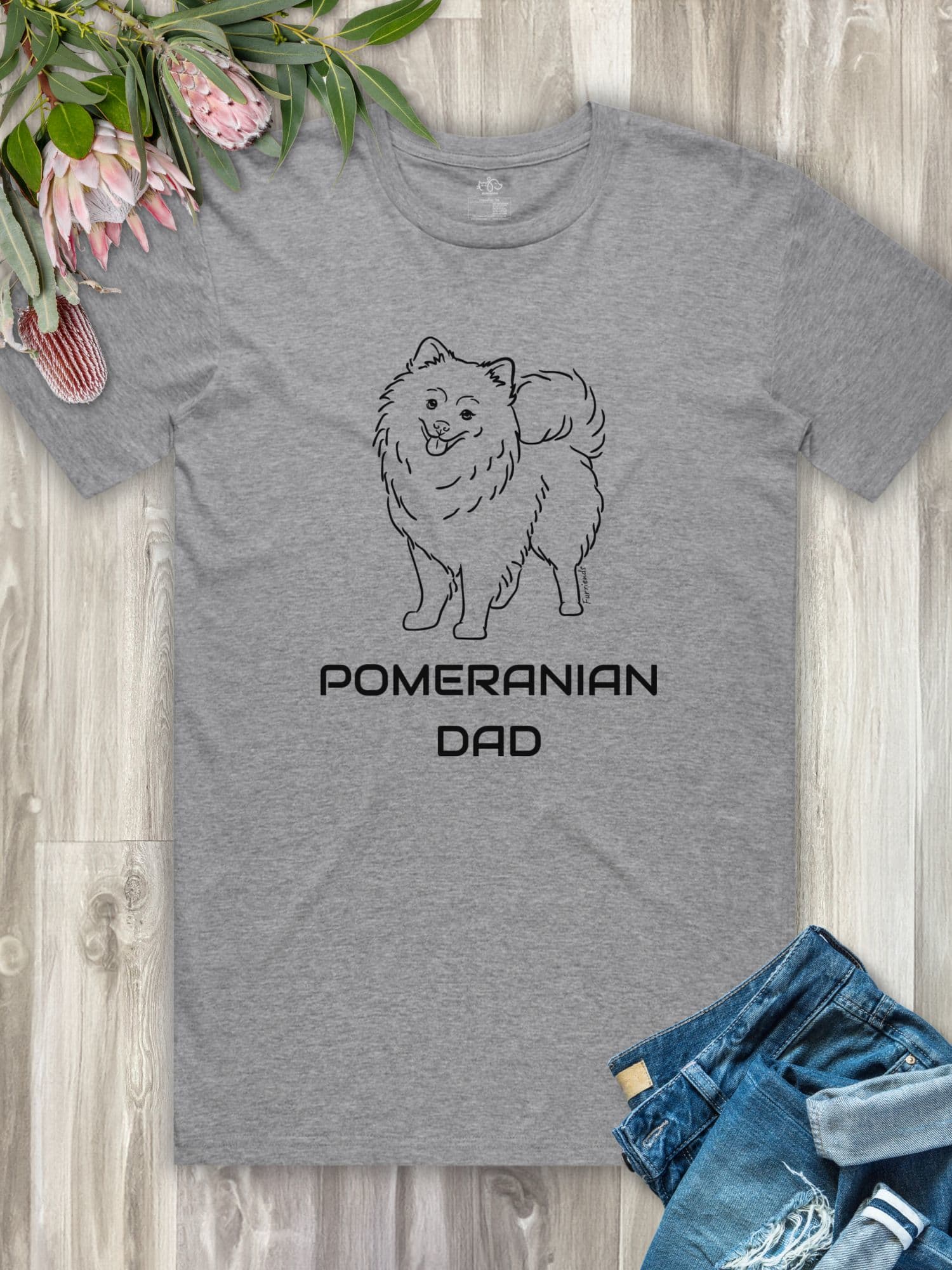Pomeranian Dad Regular Fit-T-Shirt