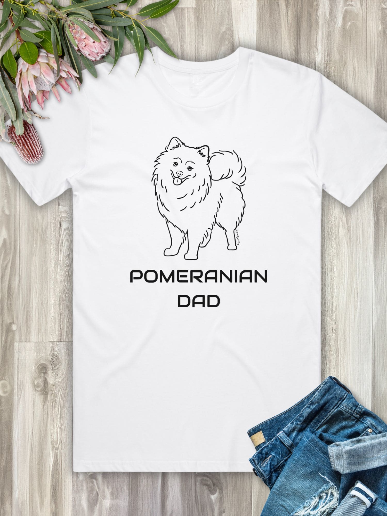 Pomeranian Dad Regular Fit-T-Shirt