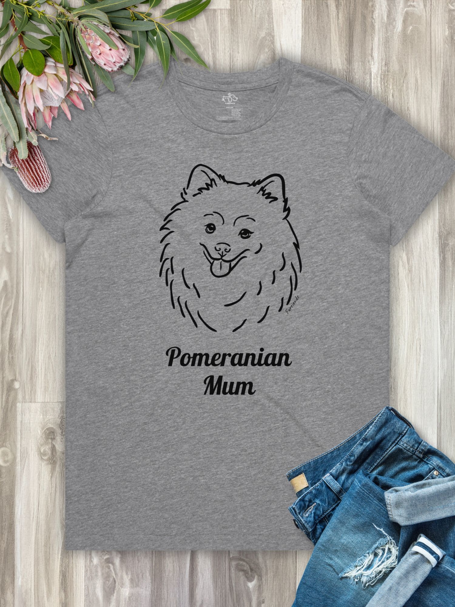 Pomeranian Mum Regular Fit T-shirt