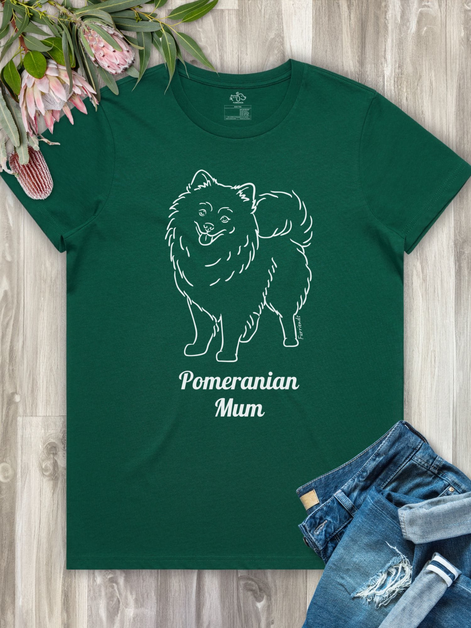 Pomeranian Mum Regular Fit T-shirt