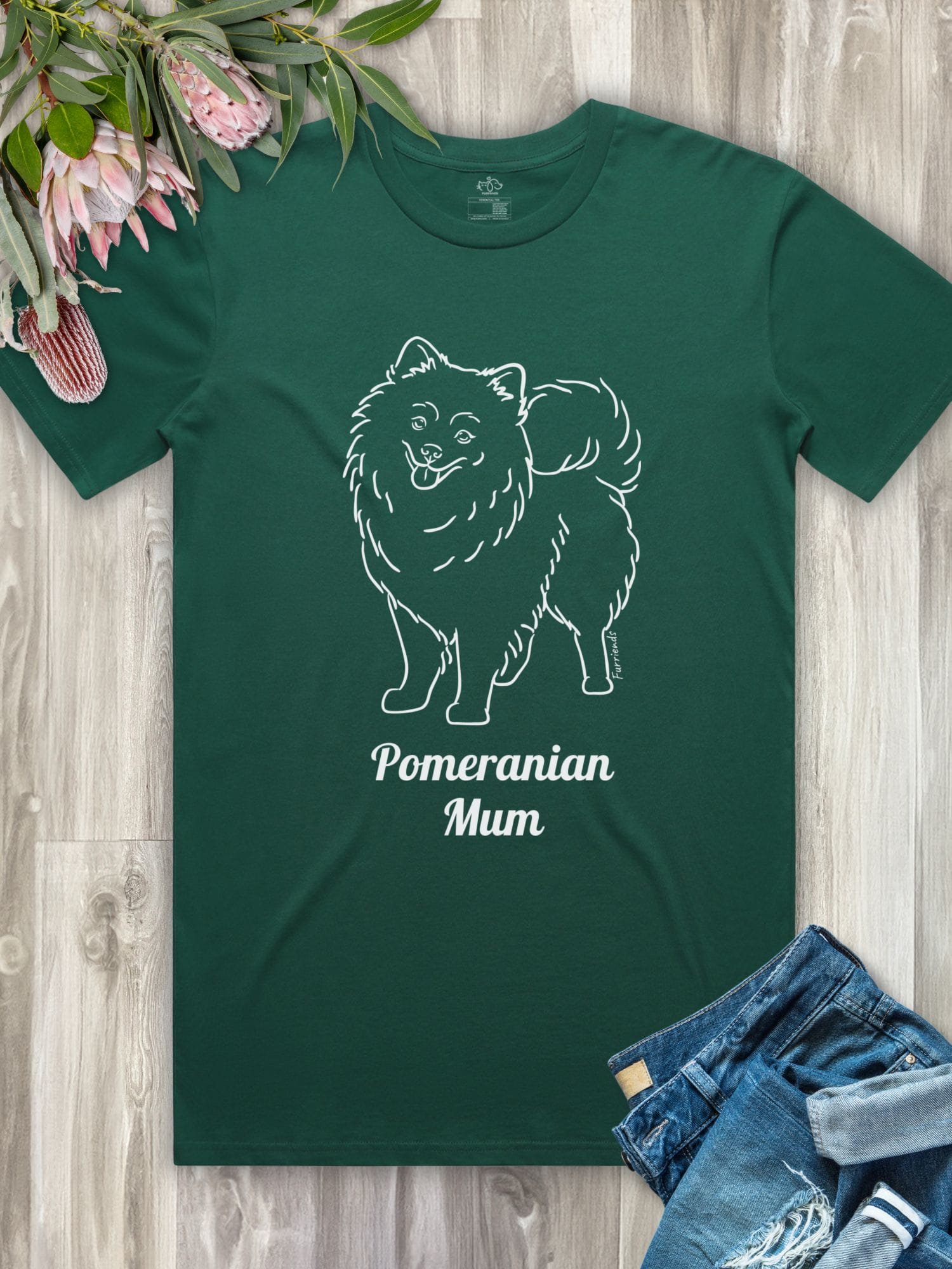 Pomeranian Mum Regular Fit T-shirt