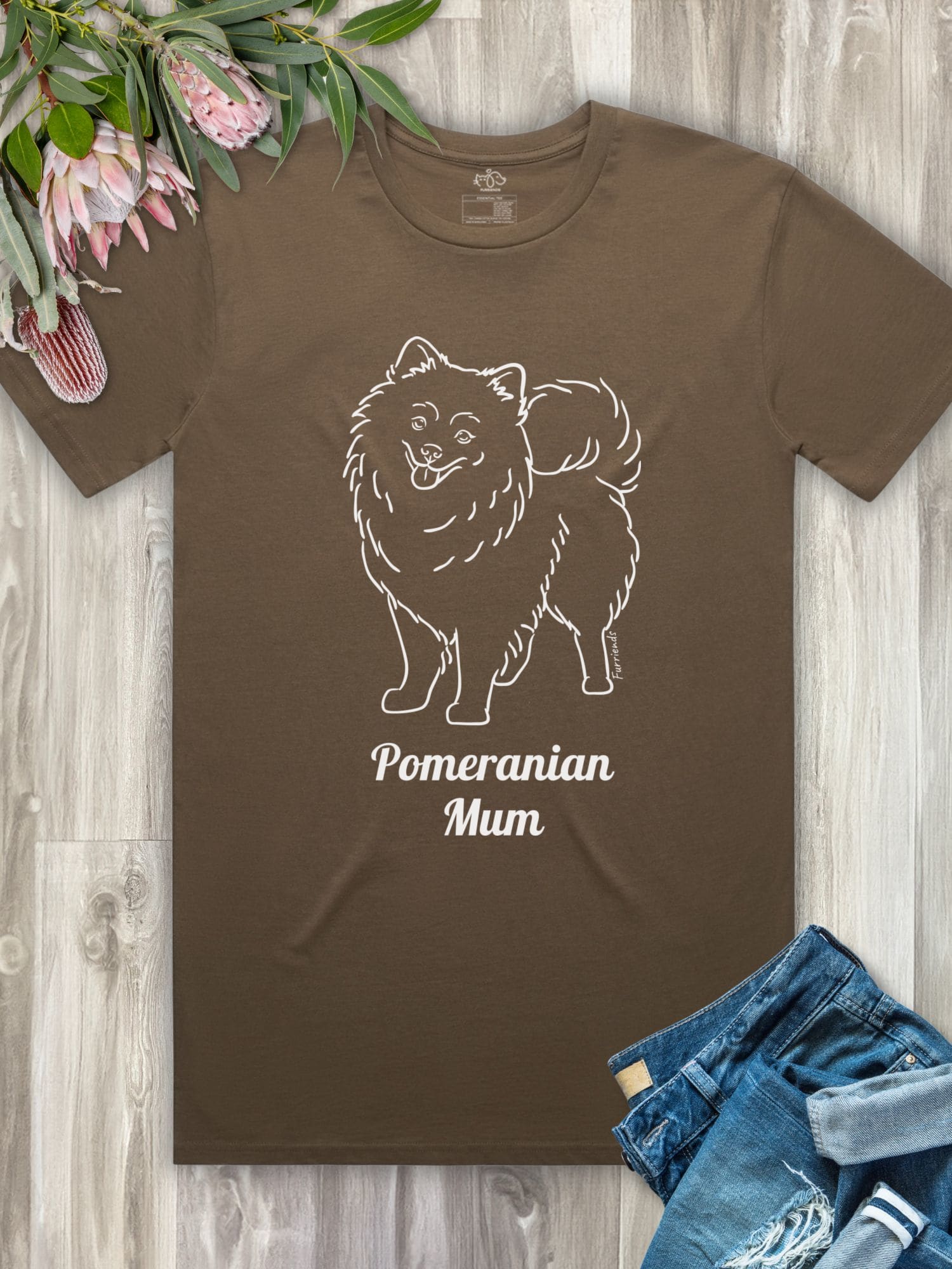 Pomeranian Mum Regular Fit T-shirt