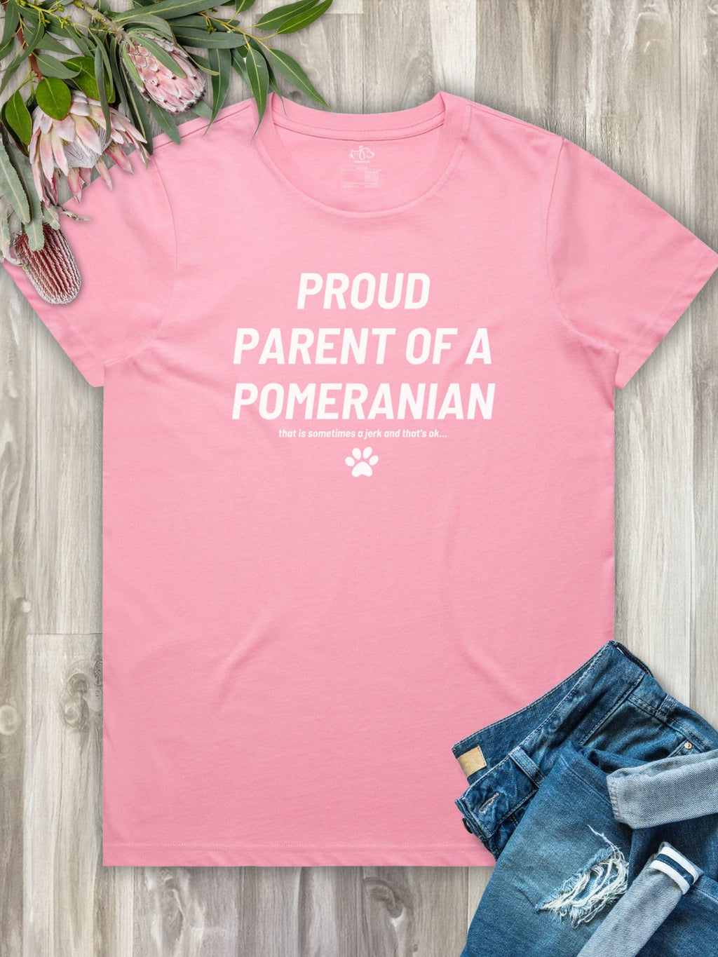 Proud Parent Of A Pomeranian Regular Fit T-Shirt