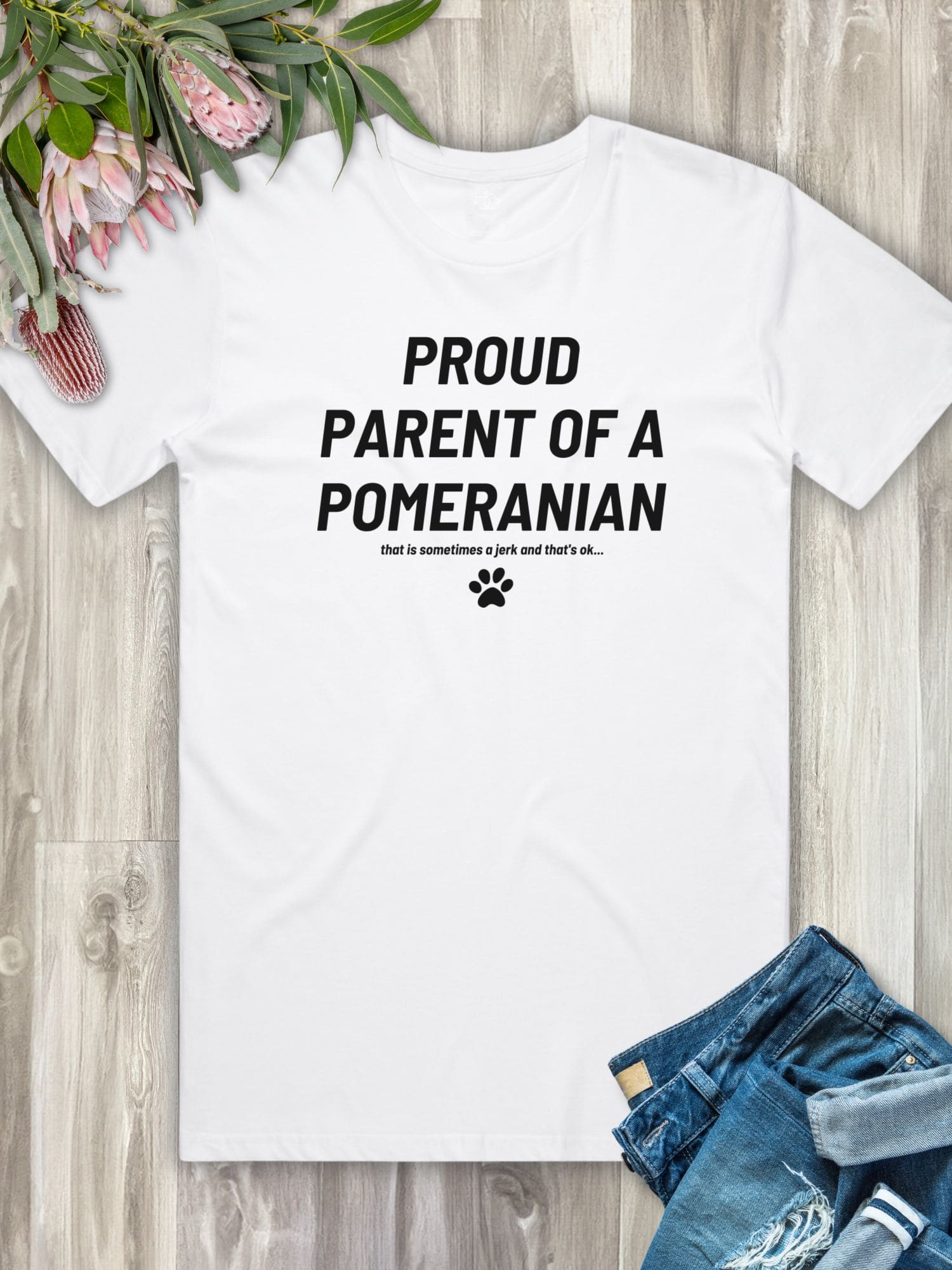 Proud Parent Of A Pomeranian Regular Fit T-Shirt