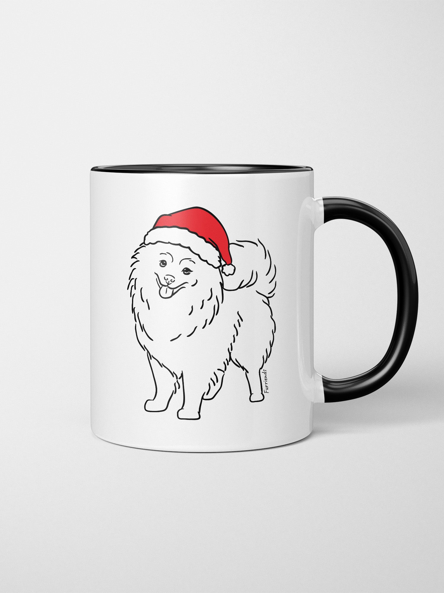 Pomeranian Christmas Edition Ceramic Mug