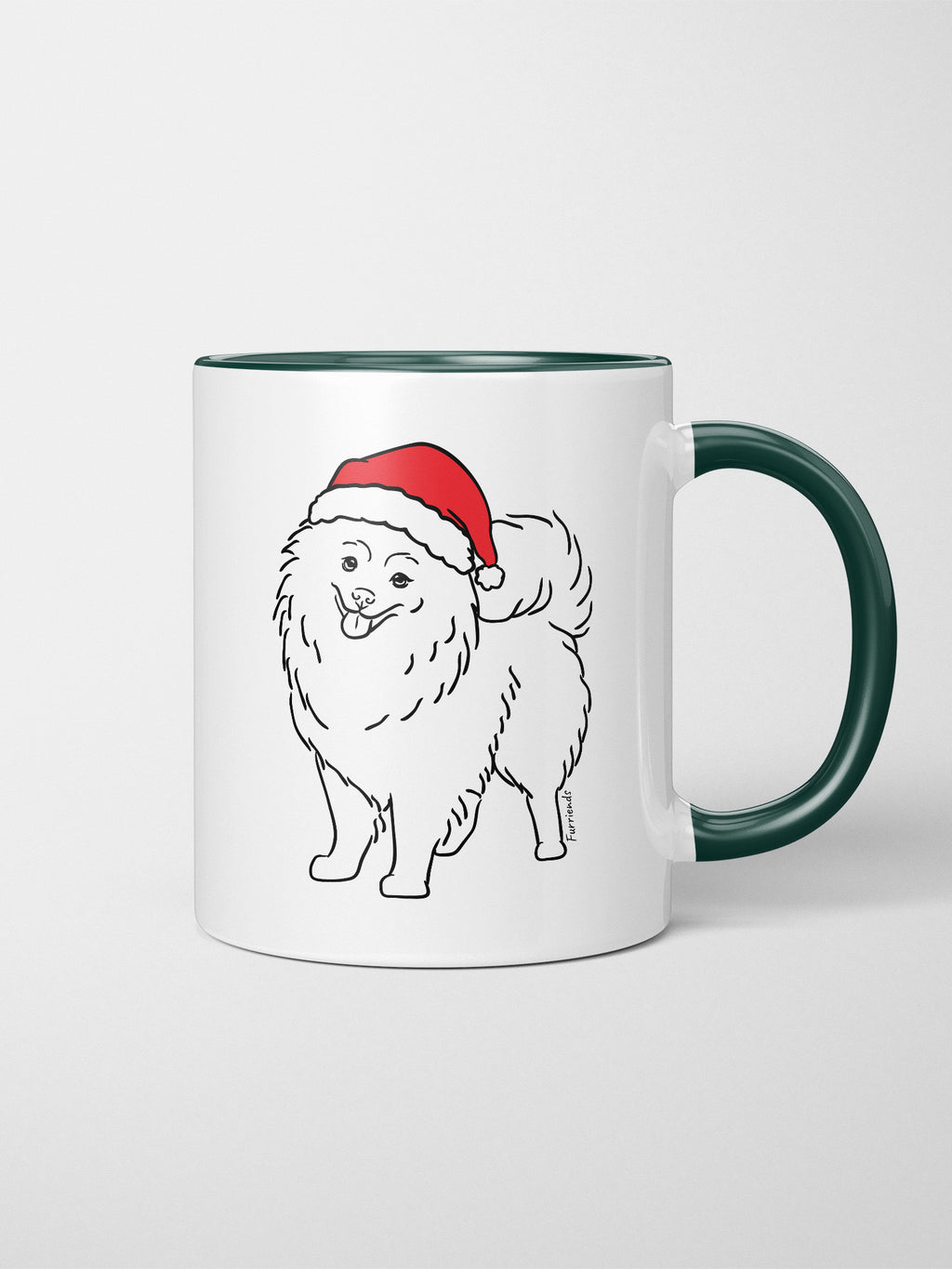 Pomeranian Christmas Edition Ceramic Mug