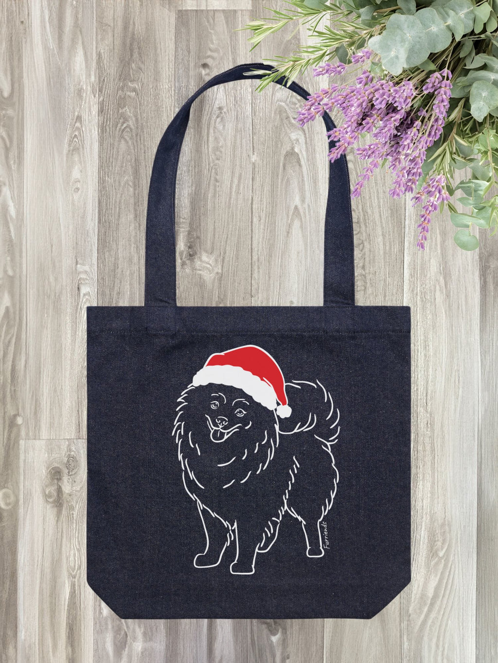 Pomeranian Christmas Edition Edith Tote